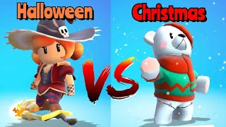 HALLOWEEN VS CHRISTMAS IN STUMBLE GUYS LIVE 🔴 [upl. by Leirol]