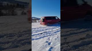 VW T4 CARAVELLE SYNCRO 4X4  SNOW [upl. by Aihsenak]