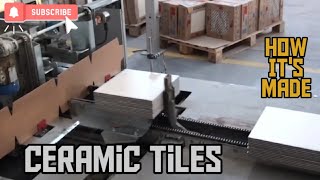 Ceramic Tiles  Manufacturing Process  How its made  By Ceratec Tiles  Machine Made [upl. by Ahsinrat]