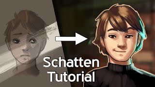 Tipps zum Schatten malen Schnelles Tutorial für Anfänger [upl. by Llewen361]