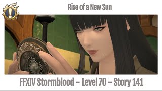 FFXIV Rise of a New Sun  Story 141  Stormblood [upl. by Rurik]