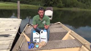 Aquatic Weed Control Using Herbicides to Control Filamentous Algae in Ponds [upl. by Caton211]