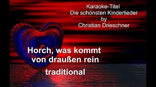 Horch was kommt von draußen rein  Karaoke [upl. by Picker551]