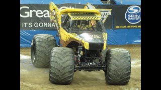 Monster Jam  Earth Shaker Monster Truck Freestyle  Sunday Afternoon Fresno CA March 12th 2023 [upl. by Saerdna]