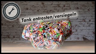 Tank entrosten und versiegeln  Simson Tutorial [upl. by Valerie]