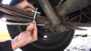 How to install Leaf Helper Springs [upl. by Thorrlow648]