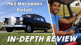 Mercedes 190C Fintail indepth drive review W110 [upl. by Kayley]