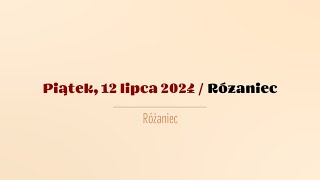 Różaniec  12 lipca 2024 [upl. by Oivatco]