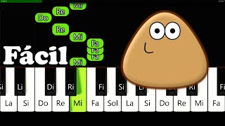 Canción de Pou 🎹 Tutorial para Piano  Notas  Facil [upl. by Arhoz]