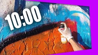 10 Minutes GRAFFITI CHALLENGE [upl. by Ardnad643]