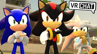 Sonic Shadow amp Silver Go On Vacation VR Chat [upl. by Ojibbob]