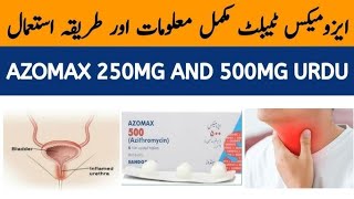 Azomax 500mg tabletUsesBenefitsin urdu [upl. by Aniz]