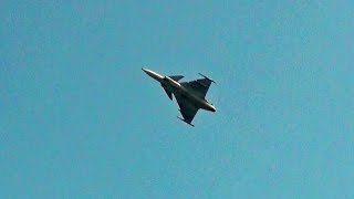 🇸🇪 Nice Sounding JAS39 Saab Gripen Flybys [upl. by Llorre587]