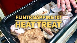 Flintknapping 101  Heat Treat Rock [upl. by Ellerred]