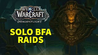 Soloing BFA Raids in Dragonflight  2023  World of Warcraft [upl. by Areid]