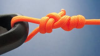 How to tie a simple but very strong Bimini twist loop knot Great rope knot trick and skills knots [upl. by Halsy]