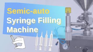 Semiautomatic PFS Syringe Filling Mchine [upl. by Attennek]