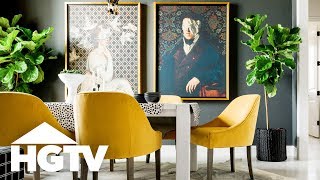 Tour the Dining Room  HGTV Smart Home 2019  HGTV [upl. by Grimbal225]