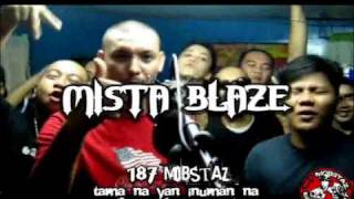 187 Mobstaz with Mista Blaze Freestyle Session  Tama na yan Inuman na [upl. by Submuloc382]