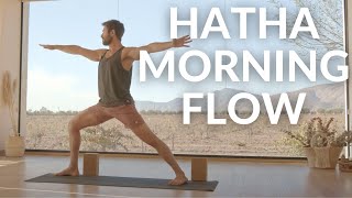 Morning Yoga Hatha Flow to Open and Strengthen  25 min Full Body Yoga Class  Yoga With Tim [upl. by Bernardi111]