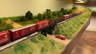 Layout Overview and Update Rock Island Lines in HO Scale December 2020 [upl. by Misaq75]