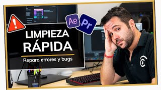 ¡Elimina ERRORES y BUGS😡⚠️PREMIERE y AFTER EFFECTS [upl. by Karlis]