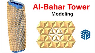 AlBahar Tower Modeling in SketchUp  TutorialsUp [upl. by Uel]