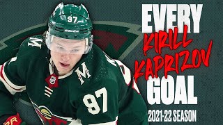 Every Kirill Kaprizov Goal From The 202122 NHL Season [upl. by Slyke]