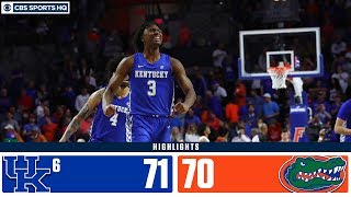 No 6 Kentucky completes 18point comeback against Florida  Highlights amp Recap  CBS Sports HQ [upl. by Nilloc]