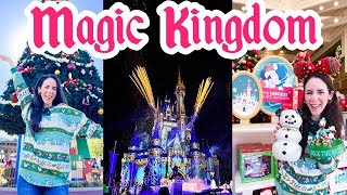 Disneys MAGIC KINGDOM New Christmas Merch Holiday Decorations amp Experiences  Walt Disney World [upl. by Aleek]