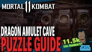 MORTAL KOMBAT 11  DRAGON AMULET CAVE PUZZLE GUIDE [upl. by Ahsoyem]