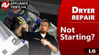 Dryer Repair Diagnostic amp Troubleshooting  Not Starting Or responding [upl. by Leanora]