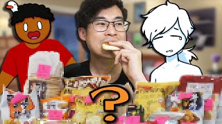 Korean Snack Taste Test With Hosuh And Hart [upl. by Kcered]