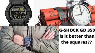 CASIO GSHOCK GD 350 watch review of the hidden gem and better than the 5600 5610 [upl. by Elyad]