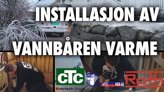 Hvordan installere vannbåren varme i gulvet  CTC Ferrofil med Roth Nordic [upl. by Casaleggio]