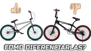 COMO DIFERENCIAR UNA BMX FREESTYLE DE UNA BMX COMÚN Tips para comenzar a montar bmx [upl. by Atteyram97]