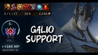 Galio Support Full Game S W [upl. by Attelrac]