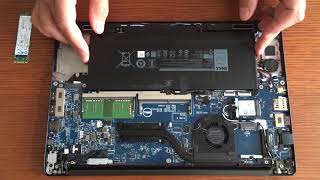 Dell Latitude 7480 ssd harddisk and battery removing [upl. by Adaminah66]