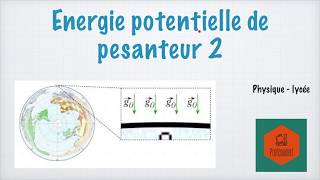 Energie potentielle de pesanteur 2 [upl. by Ilohcin]