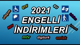 Tüm Engelli İndirimleri Mutlaka Yararlanın [upl. by Attenoj442]