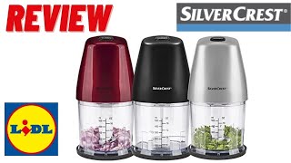 SilverCrest Mini Chopper SMZ 260 J4 REVIEW  TEST Lidl 260W 200ml 300ml [upl. by Norrat975]