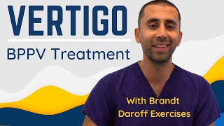 Vertigo Treatment at Home for BPPV Benign Paroxysmal Positional Vertigo  Brandt Daroff Exercises [upl. by Soisatsana]