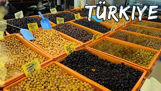 4K Walking Tour  Bostanlı Weekly Market in Izmir  Turkey [upl. by Aulea]