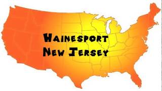 How to Say or Pronounce USA Cities — Hainesport New Jersey [upl. by Brandon124]