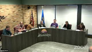 Village of Waunakee Village Board Meeting 91823 [upl. by Nnylassej]