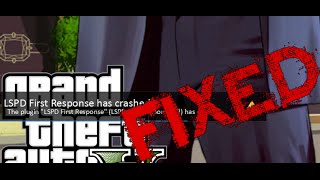 How to Fix LSPDFR crashing in game error  Trial amp error method  GTA 5 PC [upl. by Arolf669]