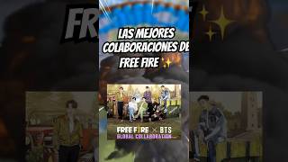 Las mejores colaboraciones de free Fire freefire garena videojuegos [upl. by Naitirb604]