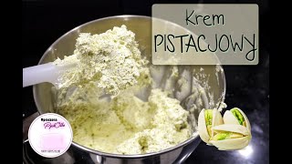 Jak zrobić krem pistacjowy do tortu czy babeczek Pasta z pistacji  Pistachio cream for the cake [upl. by Arakawa161]