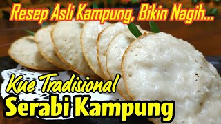 Kue Serabi Kampung Tepung Beras Lembut dan Bersarang  Jajanan Pasar Bikin Nagih [upl. by Leaw866]