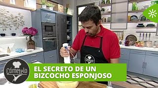 El secreto de un bizcocho esponjoso con Enrique Sánchez  Cómetelo [upl. by Elyrad]